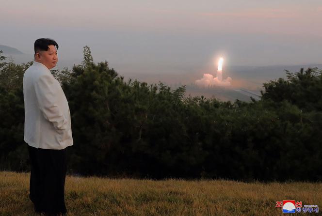 An Oct. 10, 2022 photo of Kim Jong-un, released by North Korean state agency KCNA, shows the leader overseeing a missile launch.