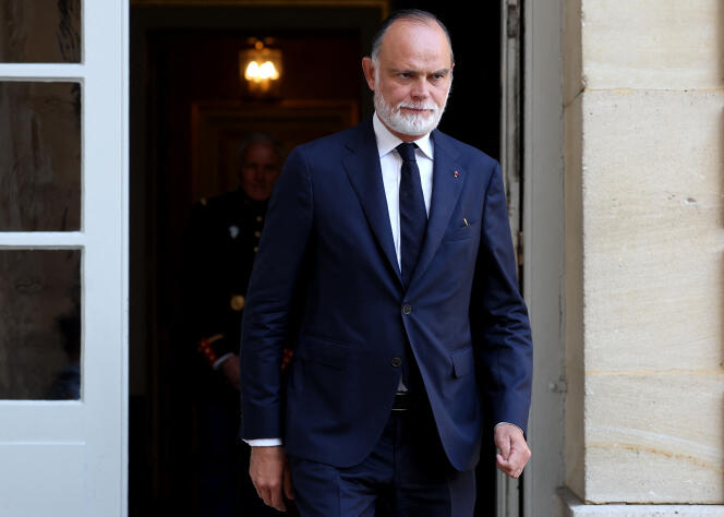 Former Prime Minister Edouard Philippe during a visit to Matignon, in Paris, June 28, 2022.