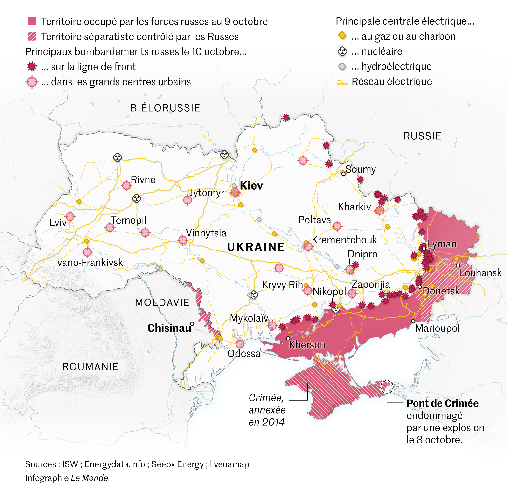 Les cartes de la guerre en Ukraine, depuis l’invasion russe de février 2022