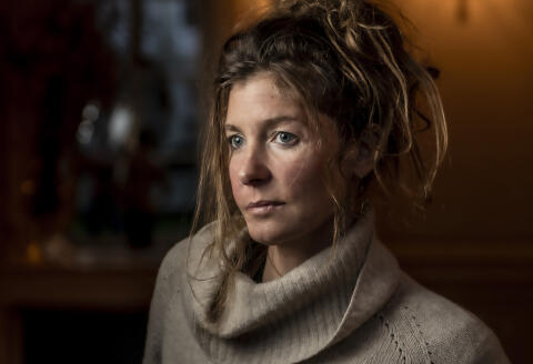 Nastassja Martin - Anthropologue, réalisatrice, autrice - Photographiée aux éditions Gallimard - 28 Janvier 2020 - Paris