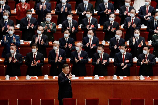 Chinese President Xi Jinping at the opening of the 20th National Congress of the Communist Party of China on Oct. 16, 2022, in Beijing.