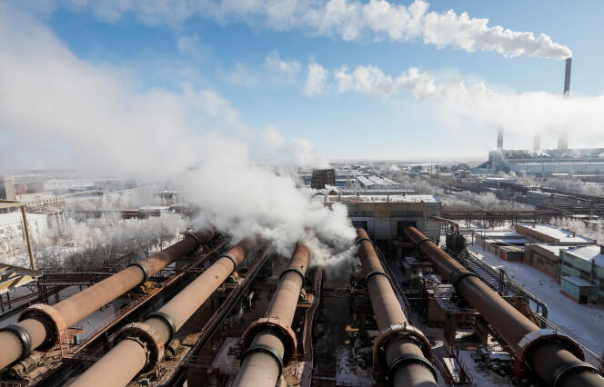 L’usine de la société minière kazakhe Aluminium of Kazakhstan JSC, à Pavlodar, au Kazakhstan, le 20 février 2018.