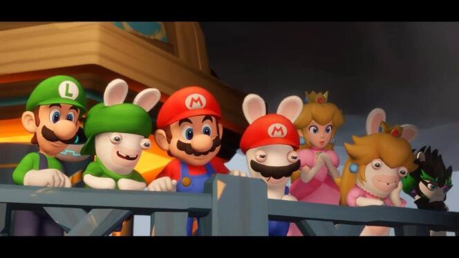 Dans « Mario + The Lapins Crétins. Sparks of Hope », les personnages des deux univers font à nouveau équipe dans un jeu tactique.