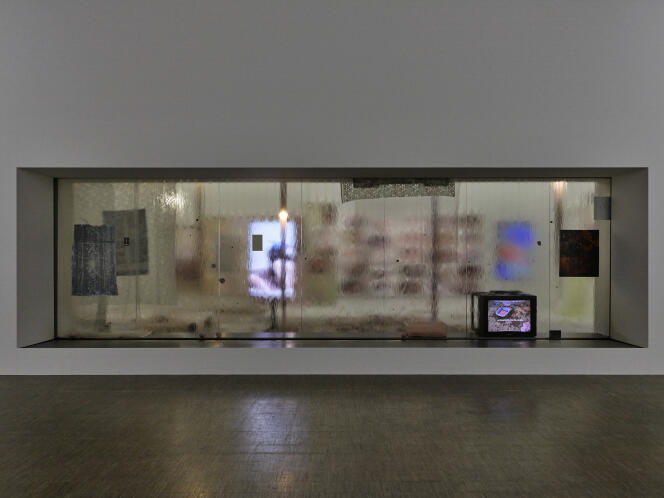 L’œuvre de Mimosa Echard au Centre Pompidou, 2022.