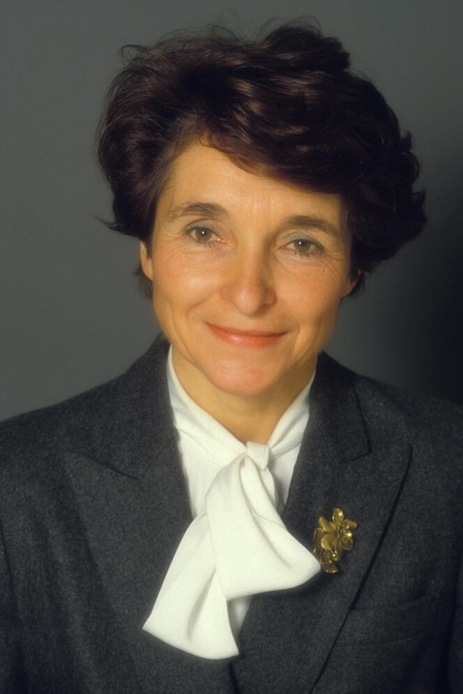 Nicole Catala, en mars 1986, à Paris.