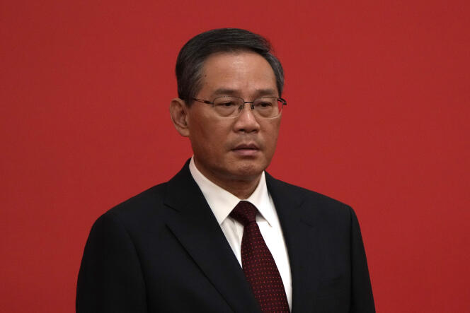 Li Qiang, in Peking, am 23. Oktober 2022.