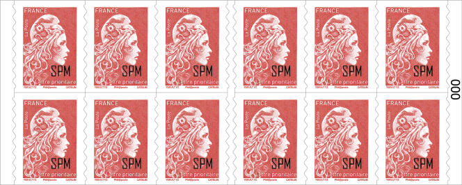 « Le » carnet de Saint-Pierre-et-Miquelon d’usage courant avec surcharge « SPM », tiré à 667 exemplaires...