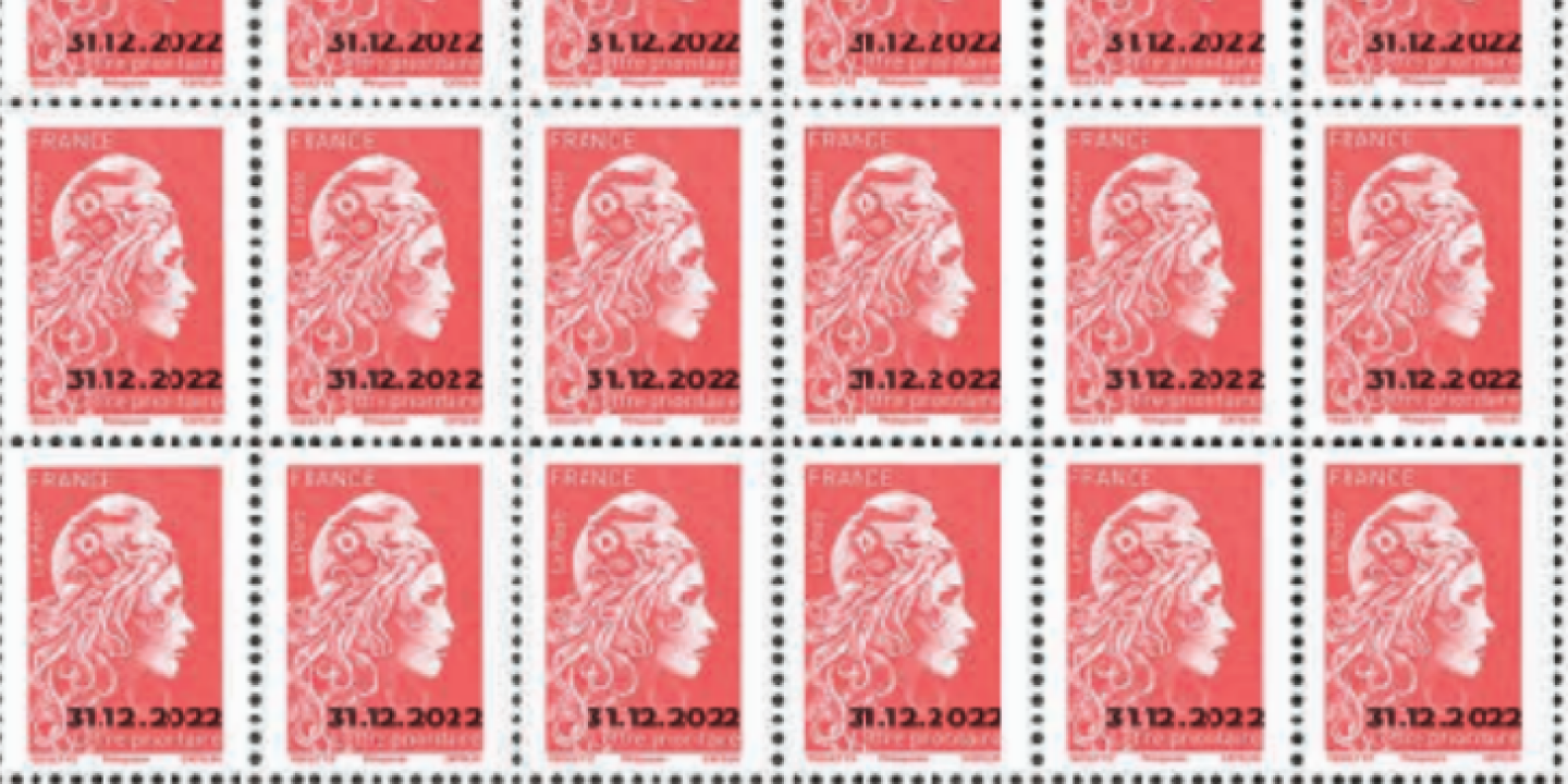 La Poste annonce la suppression du timbre rouge au 1er janvier 2023
