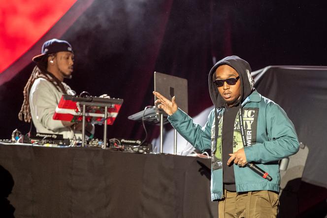 Le rappeur Takeoff, lors d’une performance à Houston, en novembre 2019.