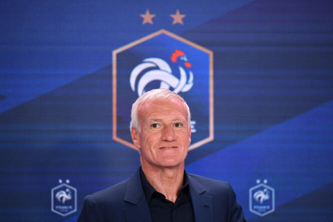Didier Deschamps, à Boulogne-Billancourt (Hauts-de-Seine), le 18 mai 2021. 