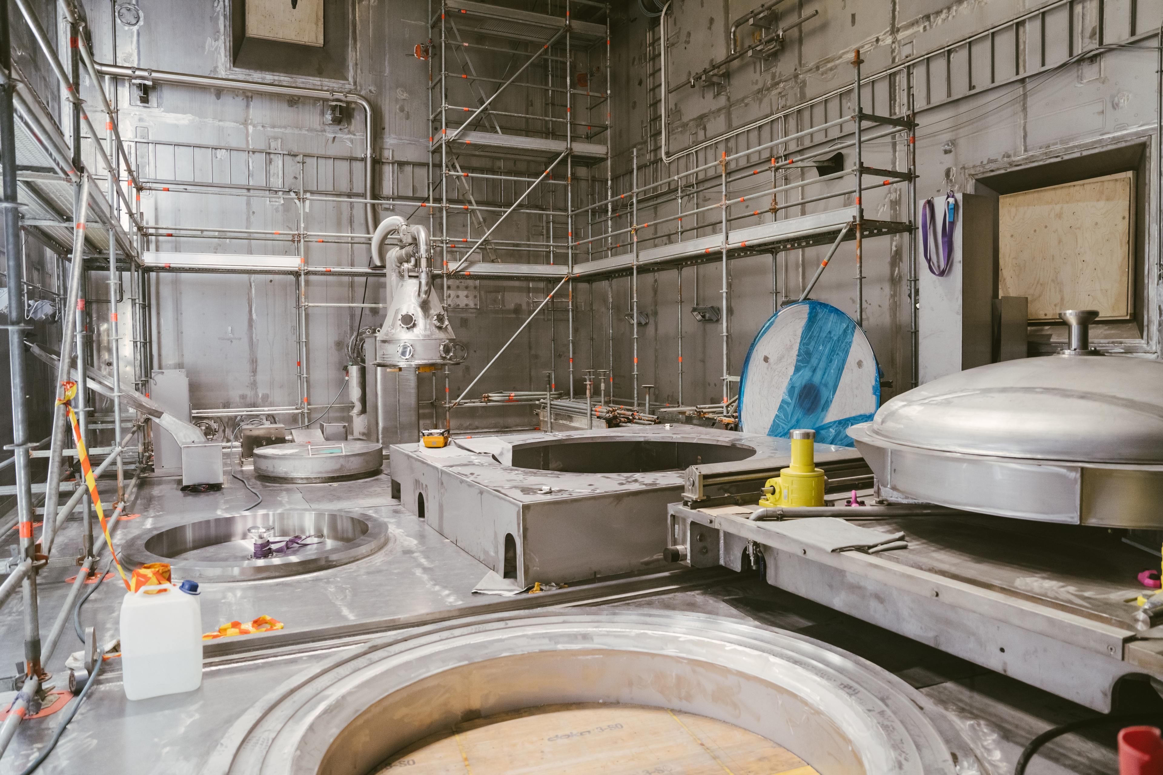 Une pièce de l’usine d’encapsulation d’Olkiluoto, le 27 septembre 2022.