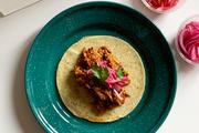 Taco du chef Carlos Moreno du restaurant Comer.