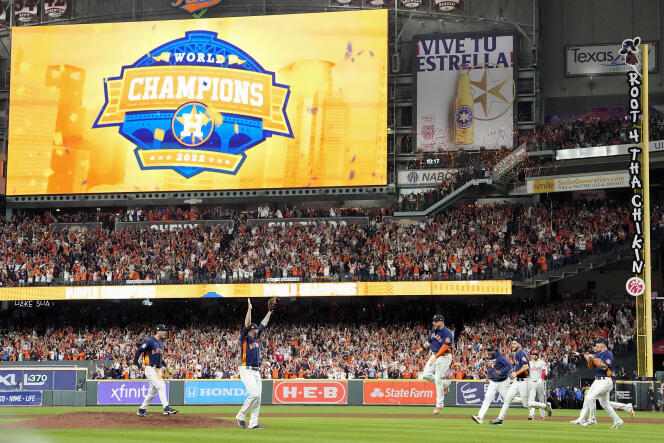 Houston Astros clinch second baseball World Series title