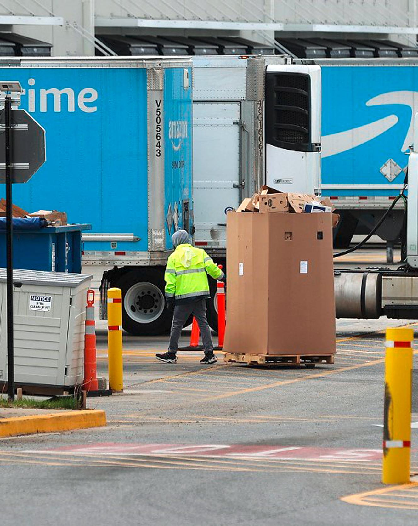 Le site Amazon de Baltimore, dans le Maryland.