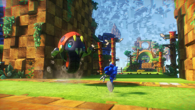 Des portails éparpillés dans les vastes environnements donnent accès à quelques niveaux dans la plus pure tradition des jeux Sonic en 3D.