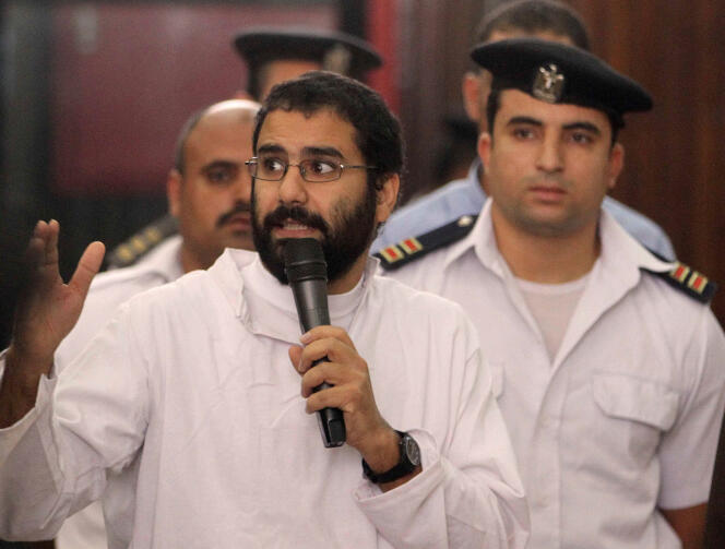 Alaa Abd El-Fattah, el 11 de noviembre de 2014, en El Cairo.