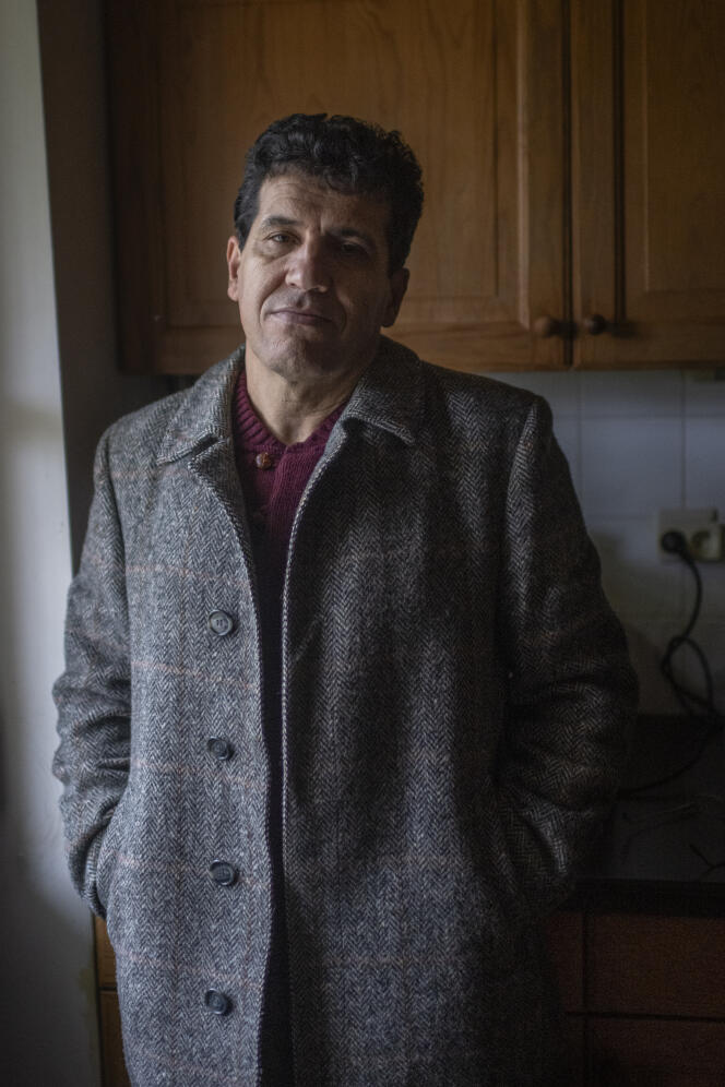 Saïd Salhi en su casa de Bélgica, 8 de noviembre de 2022.