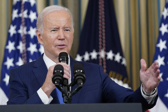 De Amerikaanse president Joe Biden vertelt over de tussentijdse verkiezingen voor het Witte Huis in Washington op 9 november 2022.