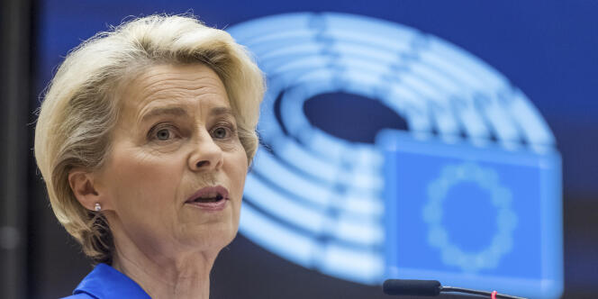 La présidente de la Commission européenne, Ursula von der Leyen, le 9 novembre 2022.