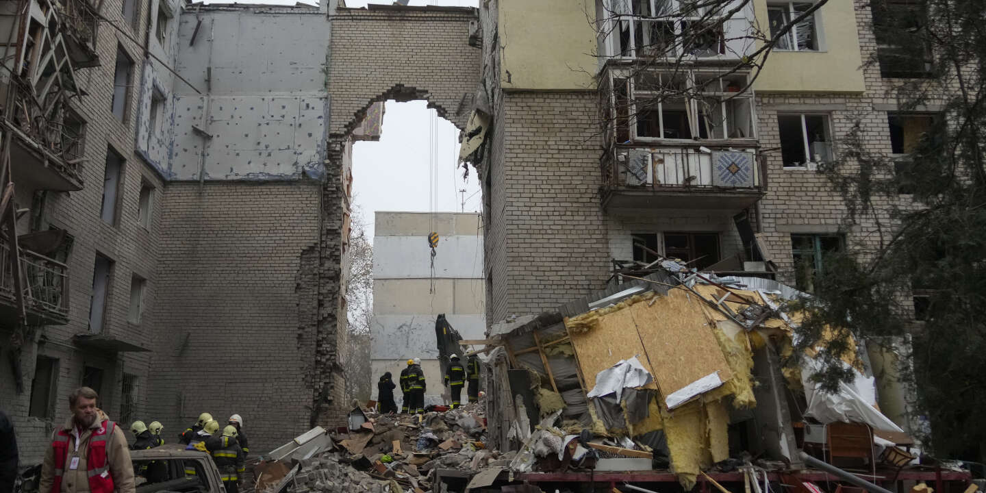 At least four people were killed when a Russian missile hit a residential building in Mykolayiv, in the south of the country