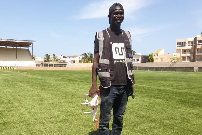 Mamadou Wade Diop au stade Ngor de Dakar, en novembre 2022.