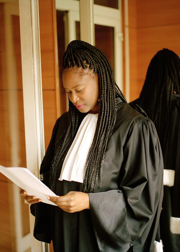 Maïmouna Haïdara, la seule femme de la finale du concours, à Bobigny, le 19 octobre 2022.
