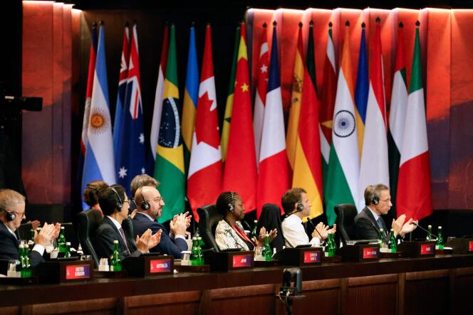 Au sommet du G20, à Bali, le 16 novembre 2022.  