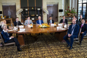 Une réunion entre les membres du G7 et les dirigeants de l’OTAN, le 16 novembre 2022 à Bali.