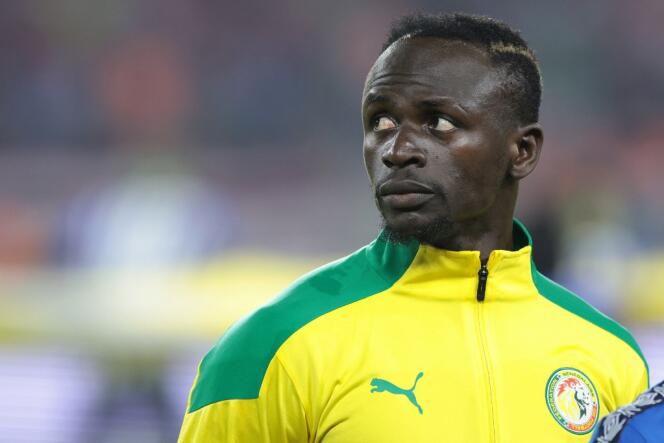 Senegalese striker Sadio Mané during the African Cup of Nations in Yaoundé, Cameroon, in February 2022.