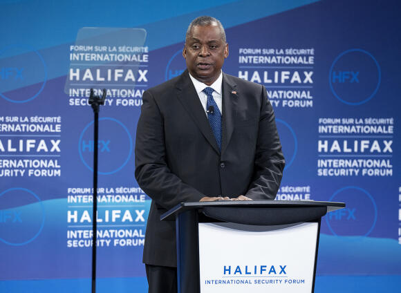 Lloyd Austin, Secretario de Defensa de los Estados Unidos en Halifax, sábado 19 de noviembre de 2022.