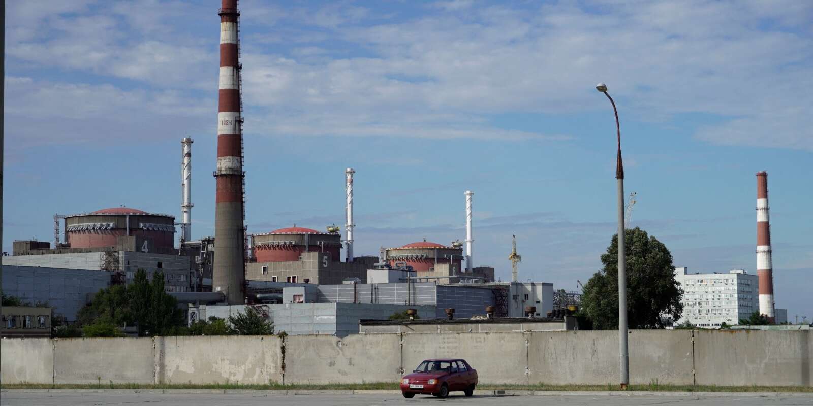 La centrale nucléaire de Zaporijia, le 11 septembre 2022.