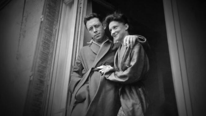 Albert Camus et Maria Casarès, en février 1950.