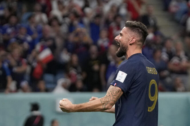 Olivier Giroud scored twice in the 4-1 victory of the Blues against Australia, Tuesday November 22, 2022, for their entry into the running in the World Cup. 