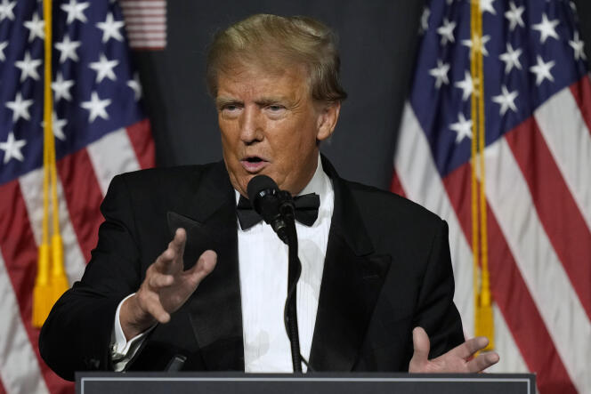 Former President Donald Trump at Mar-a-Lago on November 18, 2022 in Palm Beach, Florida.