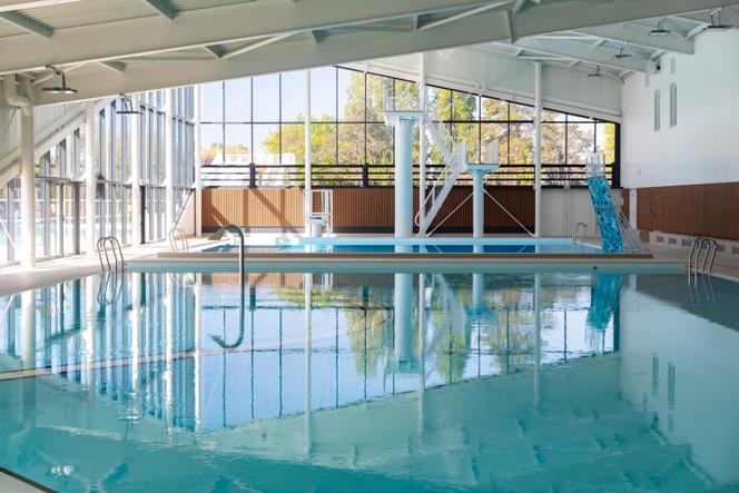 La nouvelle piscine d’Aulnay-sous-Bois, qui sera utilisée pendant les Jeux olympiques et paralympiques de Paris 2024. Crédits : Ville d’Aulnay-sous-Bois – Frédéric Lechat Photographe.