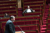 La députée (La France insoumise) de Meurthe-et-Moselle Caroline Fiat Paris, à l’Assemblée nationale, le 21 novembre 2022.