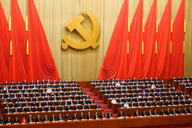 Closing ceremony of the 20th Congress of the Chinese Communist Party (CCP), in Beijing, October 22, 2022.