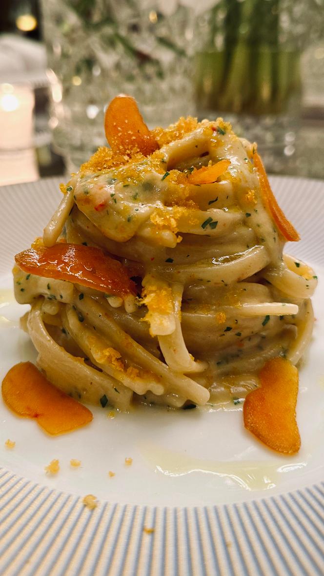 Les linguine alla bottarga : la recette de Simone Zanoni