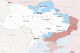 Neuf mois de guerre en Ukraine en une carte : quelle part de territoire la Russie a-t-elle envahie, puis cédée ?