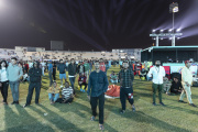 At the workers' fan zone in Doha on November 22