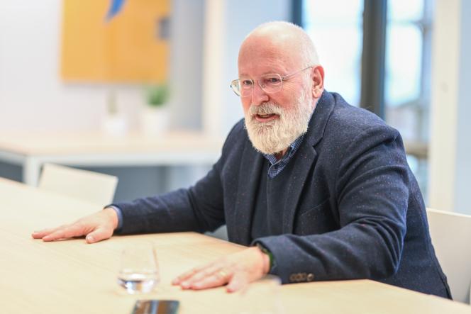 Frans Timmermans, Vice-President of the European Commission, in Brussels on 23 November 2022.