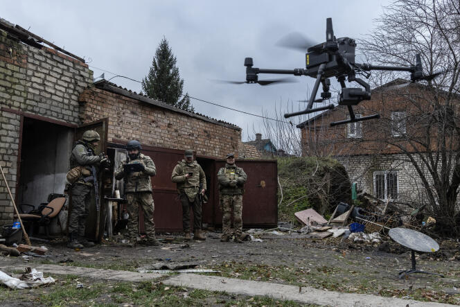 L’unité de renseignements aériens « Otchi », dans les environs de Bakhmout (Ukraine), le 23 novembre 2022.