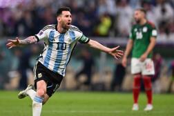 Lionel Messi a ouvert la marque, et permis à l’Argentine de l’emporter, samedi face au Mexique. 