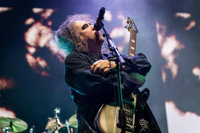 Robert Smith during The Cure concert at the Zénith de Nantes, November 15, 2022.