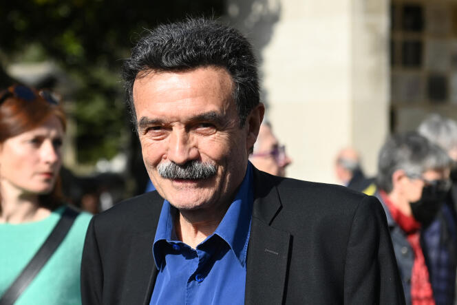 Edwy Plenel, fondateur et directeur de la publication de Médiapart, à Paris, le 21 mars 2022.