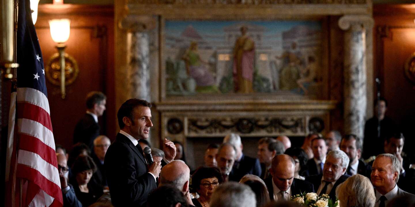 Depuis Washington, Emmanuel Macron fustige les subventions américaines « super agressives » à l'égard des entreprises françaises - Le Monde