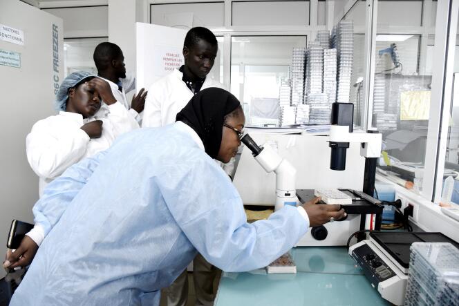 A l’Institut Pasteur de Dakar le 3 février 2020.