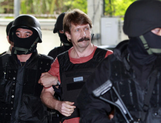 Viktor Bout as he arrives at a Bangkok court on October 5, 2010. 