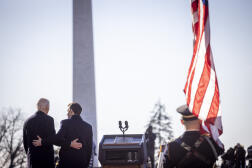 Emmanuel Macron et Joe Biden à la Maison Blanche, le 1er décembre.