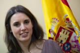 La ministre espagnole de l’égalité, Irene Montero, à l’origine de la loi aux effets pervers, en 2021.